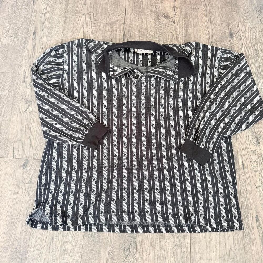 Vintage 80's Men's Collared Shirt